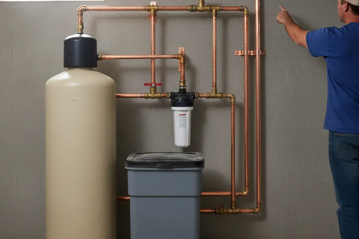 Whole-house water treatment system installed in Forest